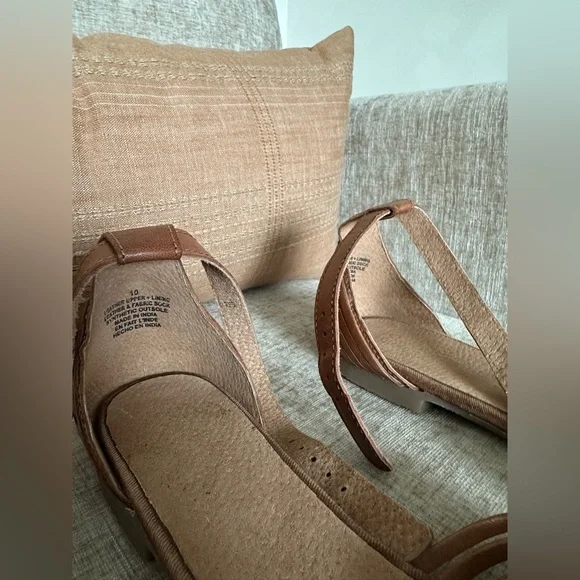 Seychelles Bits N’ Pieces Woven Flats in Honey sz 10 - Picture 4 of 9